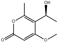 5-[(S)-1-Hydroxyethyl]-4-methoxy-6-methyl-2H-pyran-2-one Structure