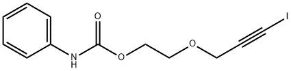 Ethanol, 2-[(3-iodo-2-propynyl)oxy]-, phenylcarbamate Structure