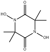 1,4-DIHYDROXY-3,3,6,6-TETRAMETHYLPIPERAZINE-2,5-DIONE Structure