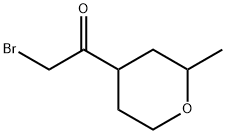 Ethanone, 2-bromo-1-(tetrahydro-2-methyl-2H-pyran-4-yl)- (9CI) Structure