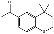 4，4-二甲基-6-乙酰基硫代苯并二氢吡喃 结构式