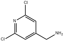 2,6-二氯吡啶-4-甲胺 结构式