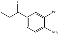 1-(4-AMINO-3-BROMO-PHENYL)-PROPAN-1-ONE Structure