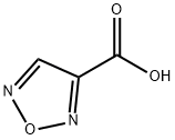 1,2,5-オキサジアゾール-3-カルボン酸 化学構造式