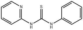 1-苯基-3-(2-吡啶)-2-硫脲 结构式