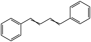 trans,trans-1,4-ジフェニル-1,3-ブタジエン 化学構造式