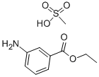 Tricaine methanesulfonate Struktur