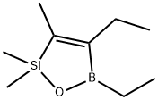 1-Oxa-2-sila-5-boracyclopent-3-ene, 4,5-diethyl-2,2,3-trimethyl- 结构式