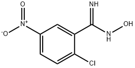 2-CHLORO-5-NITROBENZAMIDE OXIME
 Structure