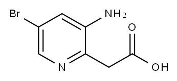 (3-アミノ-5-ブロモピリジン-2-イル)酢酸
