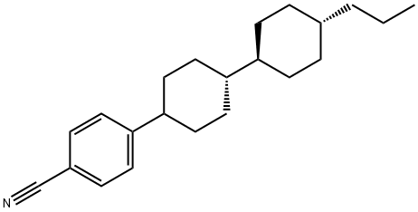 4-[反-4-(反-4-丙基环己基)环己基]苄腈 结构式