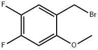 4,5-DIFLUORO-2-METHOXYBENZYL BROMIDE Struktur