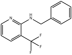 2-(苄氨基)-3-三氟甲基吡啶, 886501-07-1, 结构式