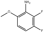2,3-ジフルオロ-6-メトキシアニリン 化学構造式