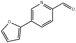5-(呋喃-2-基)吡啶甲醛, 886851-45-2, 结构式