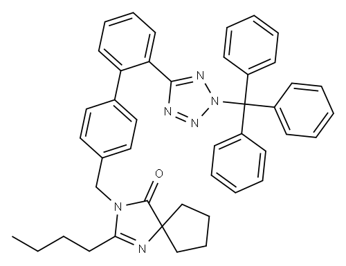 N-Triphenylmethyl Irbesartan Structure