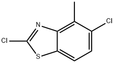 2,5-ジクロロ-4-メチル-1,3-ベンゾチアゾール 化学構造式