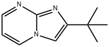 2-TERT-ブチルチルイミダゾ[1,2-A]ピリミジン 化学構造式