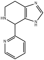 2-{3H,4H,5H,6H,7H-咪唑并[4,5-C]吡啶-4-基}吡啶 结构式