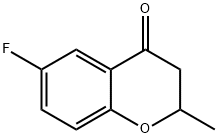 6-フルオロ-2-メチル-4-クロマノン 化学構造式