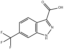 6-三氟甲基-吲唑-3-甲酸, 887576-98-9, 结构式