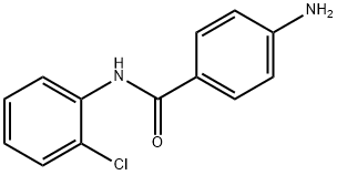 4-氨基-N-(2-氯苯基)苯甲酰胺 结构式