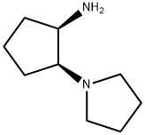 TRANS-2-(PYRROLIDIN-1-YL)CYCLOPENTANAMINE Structure