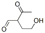 Butanal, 2-acetyl-4-hydroxy- (9CI) Structure