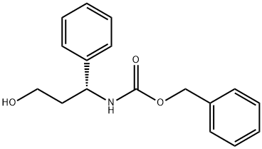 [(1R)-3-羟基-1-苯基丙基]氨基甲酸苄酯, 888298-05-3, 结构式
