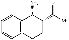 (1R,2R)-1-AMINO-1,2,3,4-TETRAHYDRONAPHTHALENE-2-CARBOXYLIC ACID Struktur