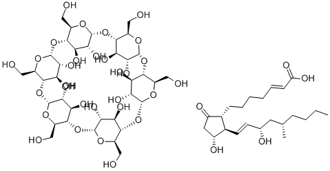 リマプロスト/α-シクロデキストリン 化学構造式