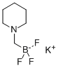 (1-哌啶基甲基)三氟硼酸钾 结构式