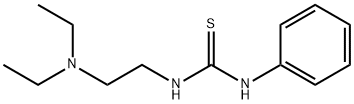1-[2-(ジエチルアミノ)エチル]-3-フェニルチオ尿素 化学構造式