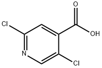 2,5-ジクロロイソニコチン酸 化学構造式