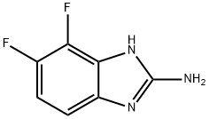1H-Benzimidazol-2-amine,  6,7-difluoro- Structure