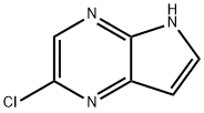 2-氯-5H-吡咯并[2,3-B]吡嗪, 889447-19-2, 结构式