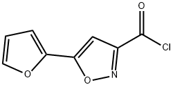 5-(2-呋喃基)异恶唑-3-羰酰氯 结构式