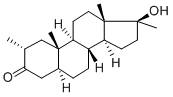17A-METHYL-DROSTANOLONE 结构式