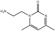 1-(2-AMINOETHYL)-4,6-DIMETHYL-2(1H)-PYRIMIDINONE DIHYDROCHLORIDE 化学構造式