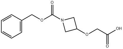3-CARBOXYMETHOXY-AZETIDINE-1-CARBOXYLIC ACID BENZYL ESTER Structure