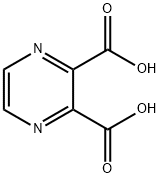 2,3-吡嗪二羧酸, 89-01-0, 结构式