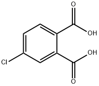 4-氯邻苯二酸, 89-20-3, 结构式