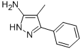 4-甲基-5-苯基-2H-吡唑-3-胺, 890014-38-7, 结构式