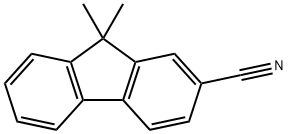 9,9-DiMethyl-9H-fluorene-2-carbonitrile, 890134-27-7, 结构式