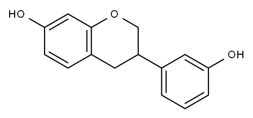 3',7-dihydroxyisoflavan Structure