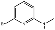 6-溴-2-甲氨基吡啶 结构式