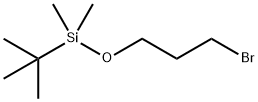 (3-溴丙氧基)叔丁基二甲基硅烷, 89031-84-5, 结构式