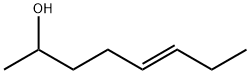 (E)-5-オクテン-2-オール 化学構造式