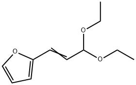 Furan, 2-(3,3-diethoxy-1-propenyl)- Struktur
