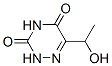 as-Triazine-3,5(2H,4H)-dione, 6-(1-hydroxyethyl)- (7CI) Structure